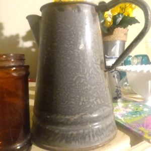 Vintage metal coffee pot